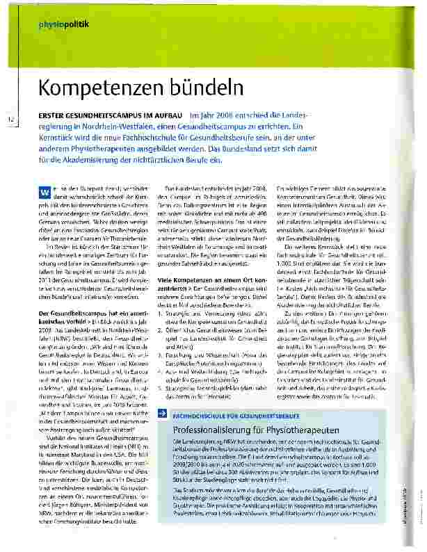 Vorschauseite 1: Kompetenzen bündeln