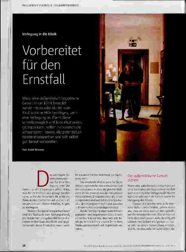 Vorschauseite 1: Vorbereitet für den Ernstfall