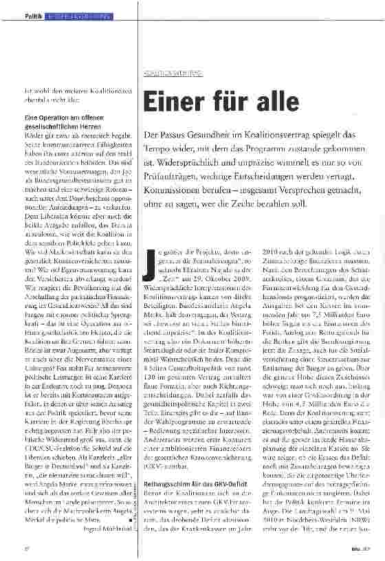 Vorschauseite 1: Einer für alle