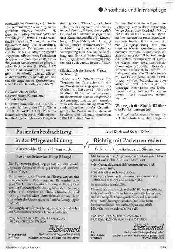 Vorschauseite 2: Ein neuer Weg in der Weiterbildung Intensivpflege