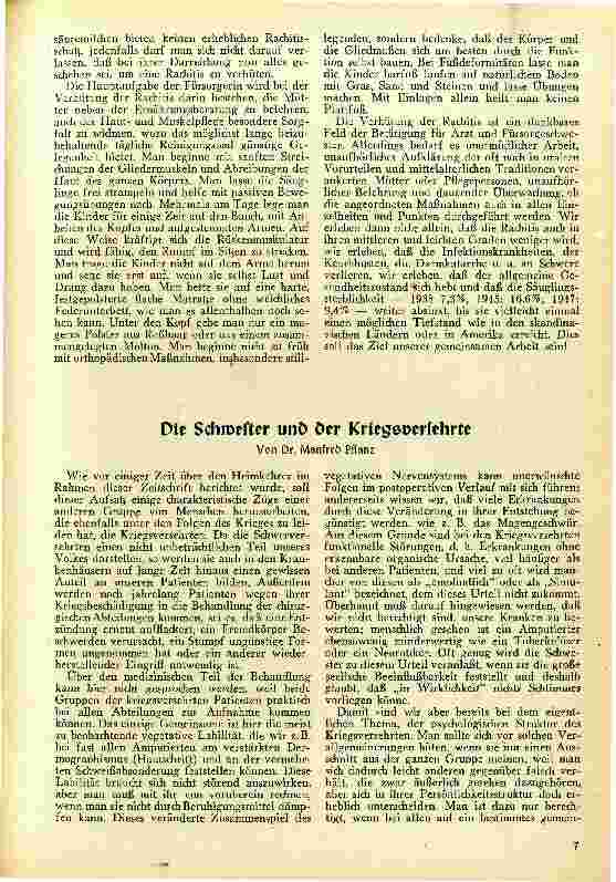 Vorschauseite 1: Die Schwester und der Kriegsversehrte