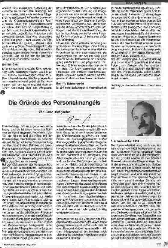 Vorschauseite 1: Die Gründe des Personalmangels