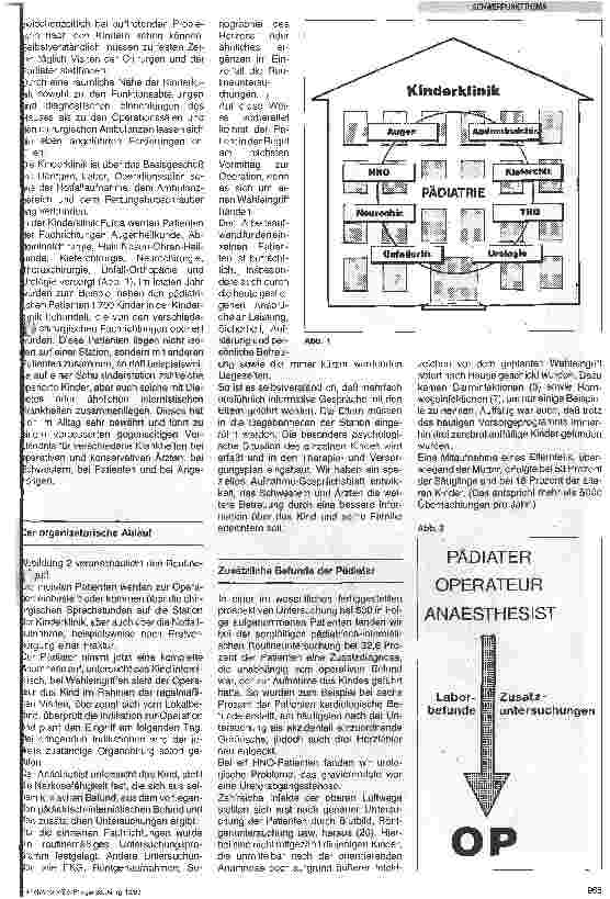 Vorschauseite 2: Die Rolle der Kinderklinik bei fachübergreifender Krankenversorgung