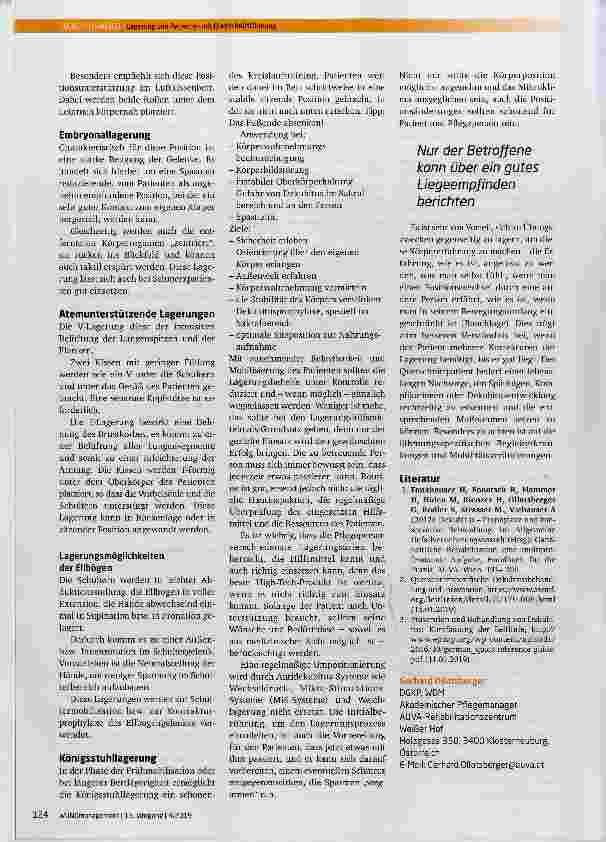 Vorschauseite 4: Lagerung von Patienten mit Querschnittlähmung