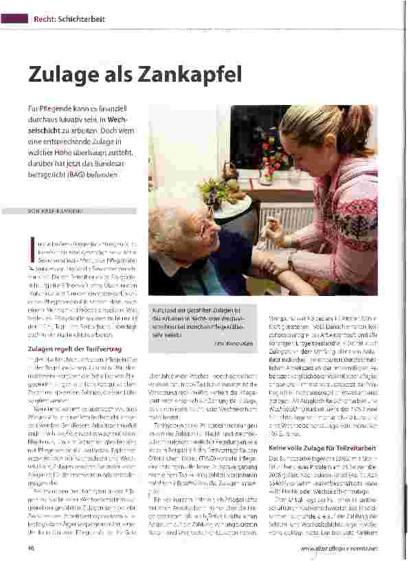 Vorschauseite 1: Zulage als Zankapfel