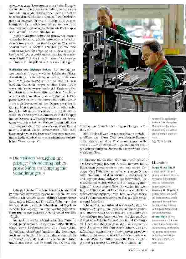 Vorschauseite 2: Hilfe bei der Bewältigung des Alltags im Heim
