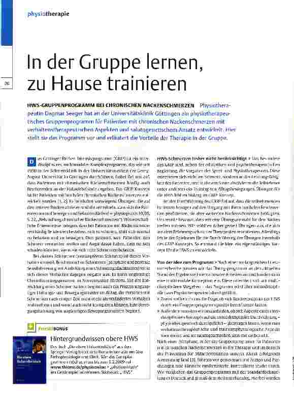 Vorschauseite 1: In der Gruppe lernen, zu Hause trainieren