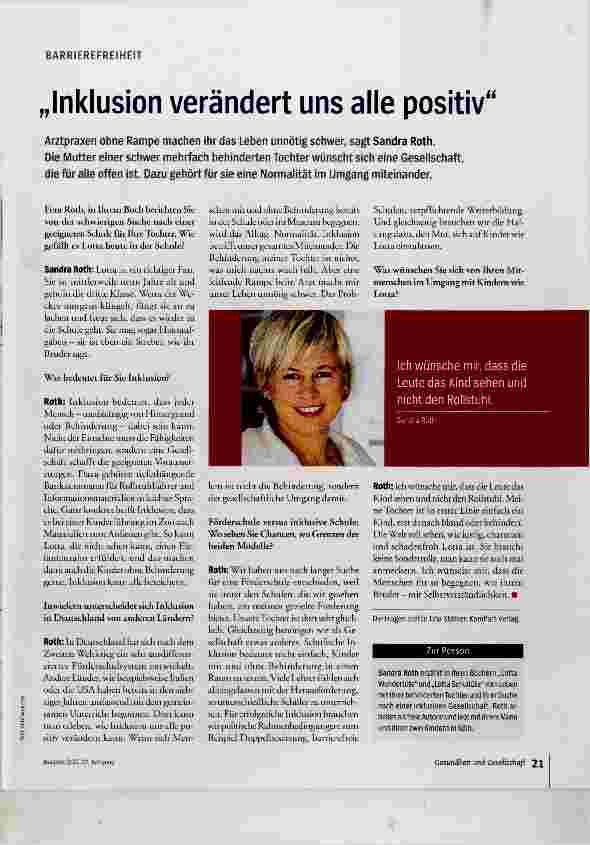 Vorschauseite 1: Inklusion verändert uns alle positiv