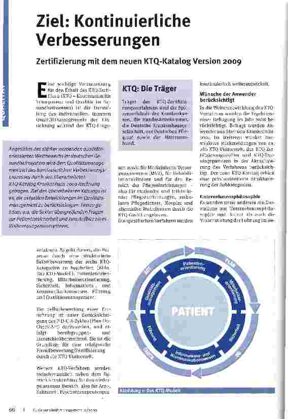 Vorschauseite 1: Ziel: Kontinuierliche Verbesserungen