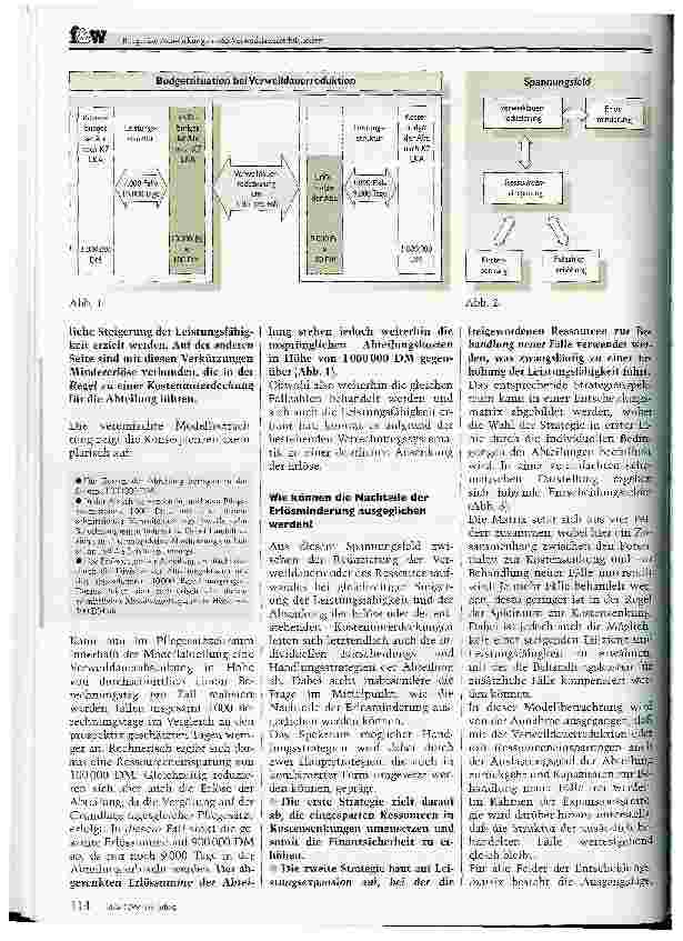 Vorschauseite 3: Ressourceneinsparungen durch Verweildauerreduktion eröffnen Entscheidungsund Handlungsoptionen