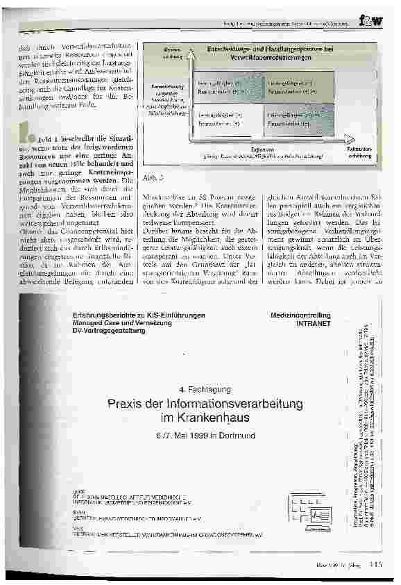 Vorschauseite 4: Ressourceneinsparungen durch Verweildauerreduktion eröffnen Entscheidungsund Handlungsoptionen