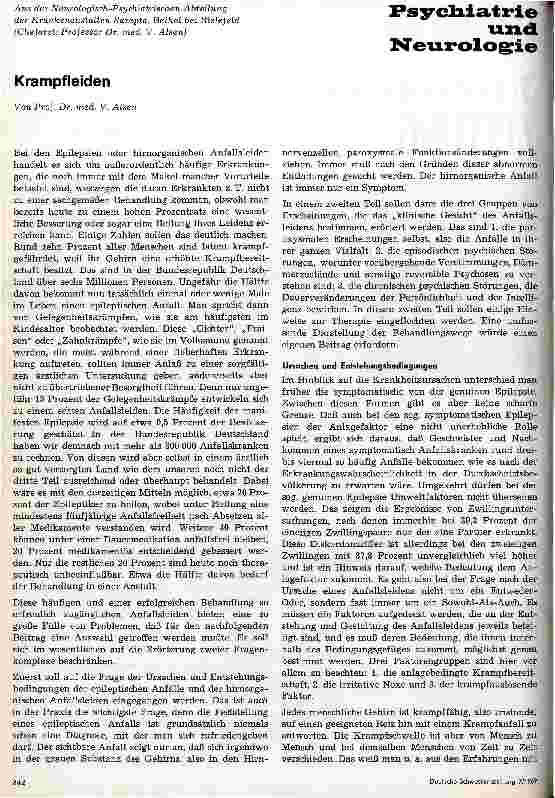 Vorschauseite 1: Krampfleiden