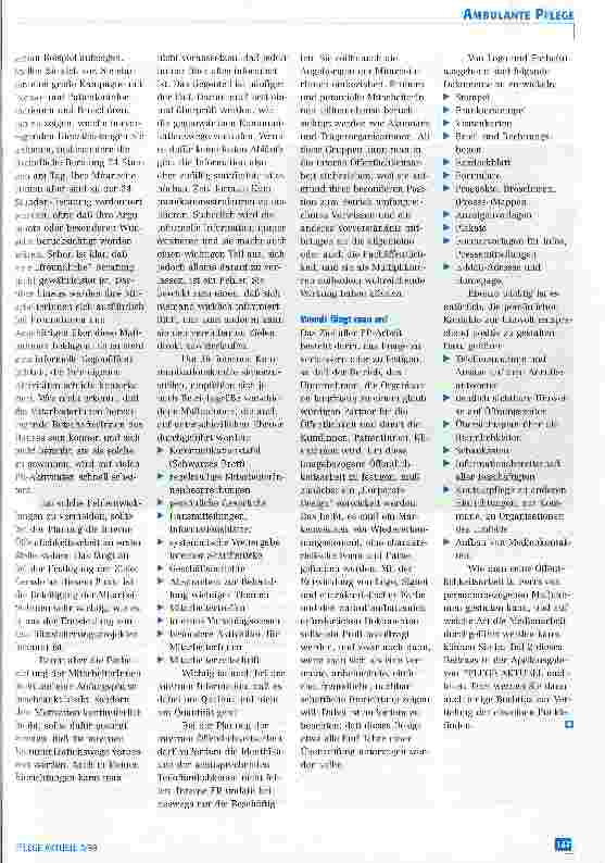 Vorschauseite 4: Öffentlichkeitsarbeit Teil 1 Was muß man beachten?