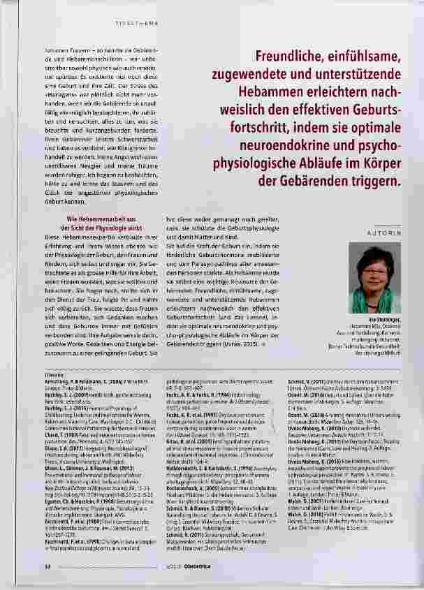 Vorschauseite 5: Wehen als Zeichen des mütterlichen und kindlichen Wohlbefindens