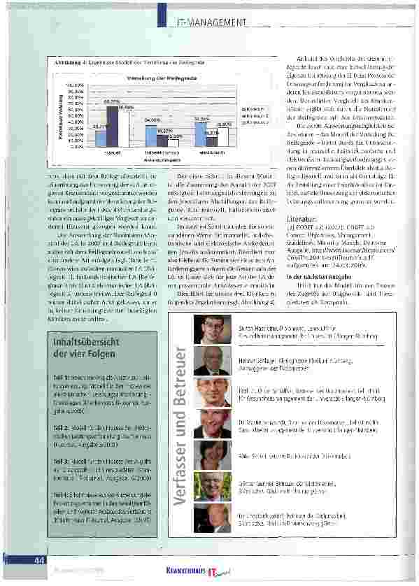 Vorschauseite 3: Relativer Vergleich des Wertbeitrags der IT auf der Basis von Prozessunterstützungsszenarien