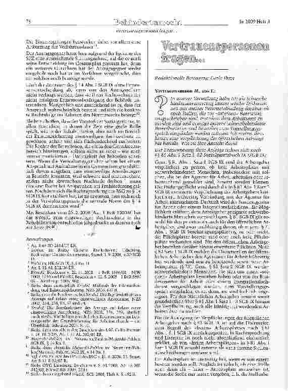 Vorschauseite 5: Einstweiliger Rechtsschutz für eine Maßnahme der Frühförderung als Leistung der Eingliederungshilfe nach § 54 SGB XII