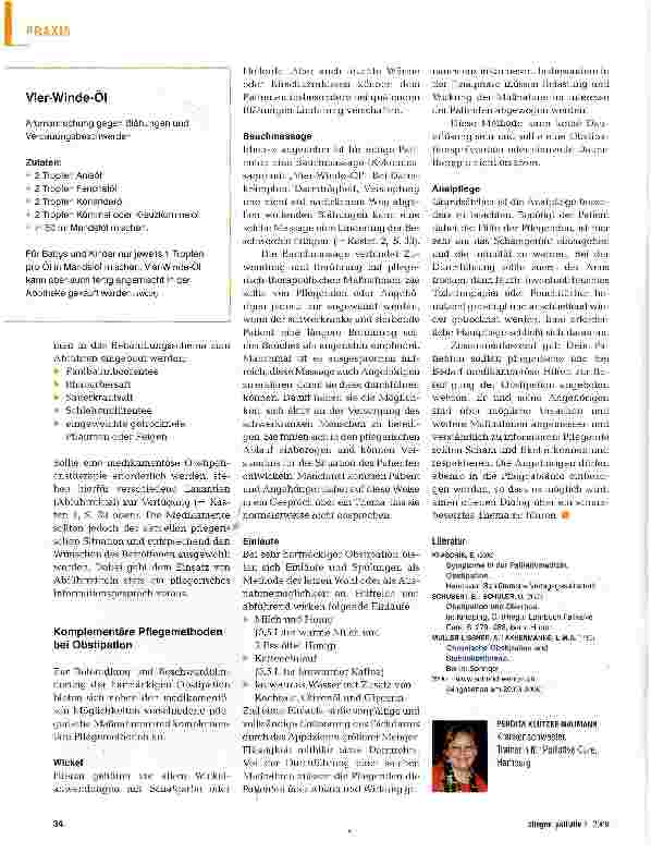 Vorschauseite 4: Obstipation frühzeitig erkennen und behandeln