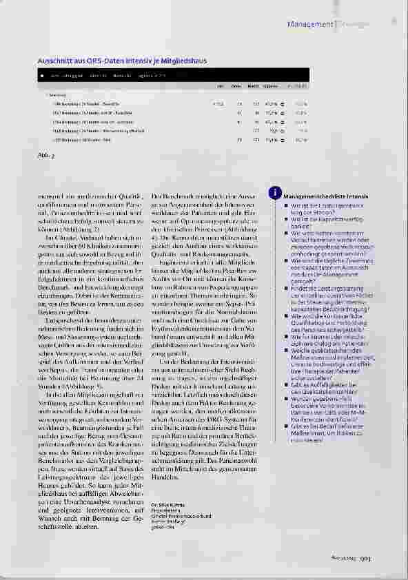 Vorschauseite 4: Medizinstrategie Intensivmedizin im Fokus