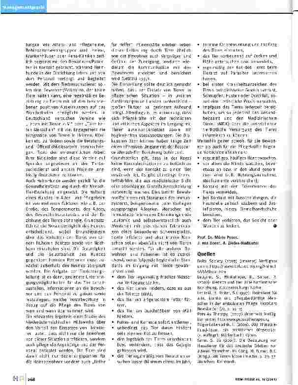 Vorschauseite 5: Mensch-Tier-Beziehung als Ressource in der Pflege