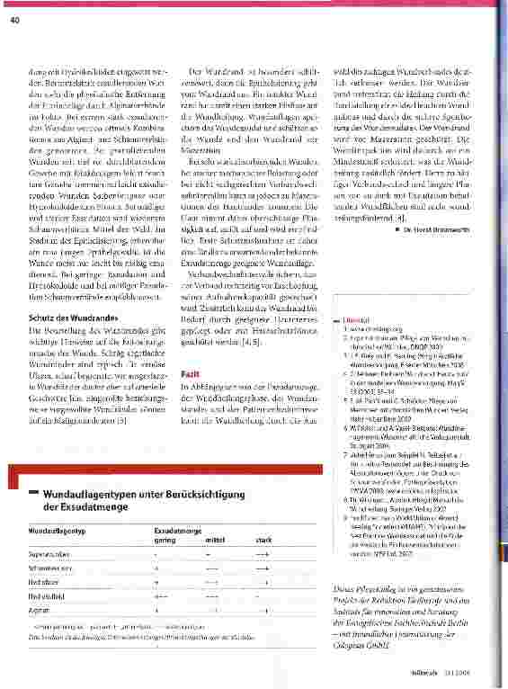 Vorschauseite 3: Exsudatmanagement