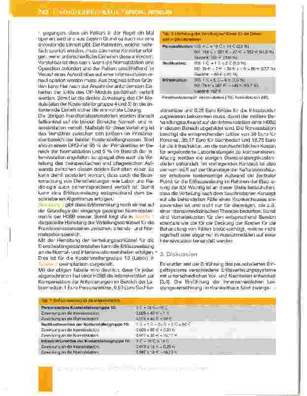 Vorschauseite 4: Erlöszuweisung an die Intensivmedizin unter Berücksichtigung der Deckungsbeitrags und innerbetrieblichen Leistungsverrechnung