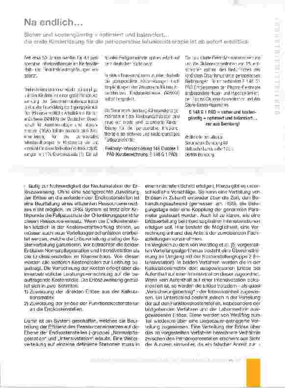 Vorschauseite 5: Erlöszuweisung an die Intensivmedizin unter Berücksichtigung der Deckungsbeitrags und innerbetrieblichen Leistungsverrechnung
