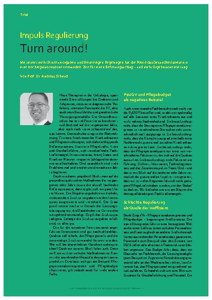 Vorschauseite 1: Impulsregulierung Turnaround!