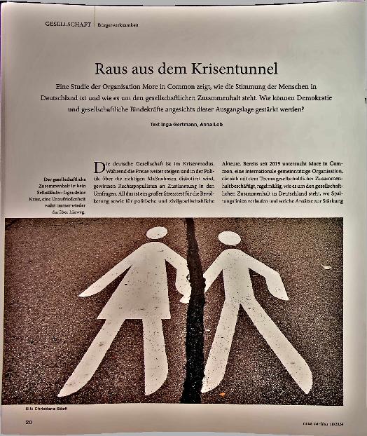 Vorschauseite 1: Raus aus dem Krisentunnel