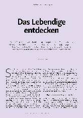 Vorschauseite 2: Das Lebendige entdecken