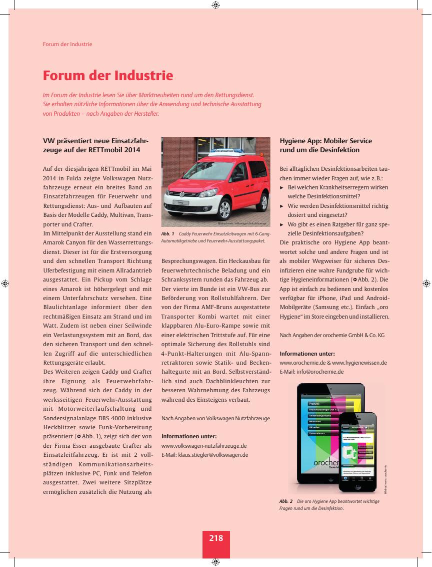 Vorschauseite 1: Hygiene App: Mobiler Service rund um die Desinfektion