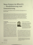 Vorschauseite 1: Neue Fristen im BPersVG — Flexibilisierung statt Zementierung