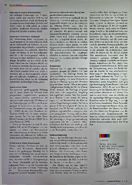 Vorschauseite 5: Nicht-puerperale induzierte Laktation: eine Fallstudie zur multidisziplinären Teamarbeit