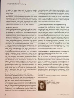 Vorschauseite 2: „Der Konsum von Substanzen ist immer auch ein Spiegel unserer Gesellschaft“