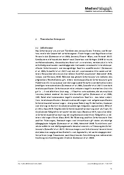 Vorschauseite 4: Das computerbezogene Selbstkonzept als Indikator berufsspezifischer computerund informationsbezogener Einstellungen und Kompetenzen angehender Grundschullehrkräfte