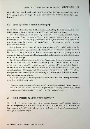 Vorschauseite 3: Beratung von Patientinnen und Angehörigen in der Spezialisierten ambulanten Palliativversorgung (SAPV): das Gefühl von Sicherheit stärken Eine ethnografische Studie