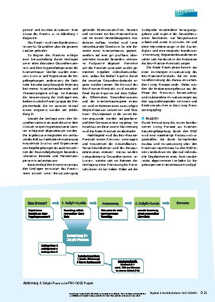Vorschauseite 3: PRO-OEGD – Living Protocol für Regelbegehungen durch den Öffentlichen Gesundheitsdienst – Statusbericht