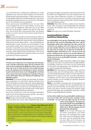 Vorschauseite 3: 50 Jahre Psychiatrie-Enquête – und jetzt?