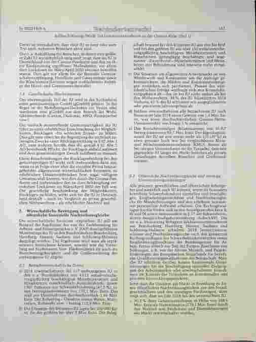 Vorschauseite 2: Inklusionsunternehmen in der Corona-Krise