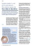 Vorschauseite 1: Symptomatisch und schmerzlindernd – Wundversorgung bei Nekrobiosis lipoidica