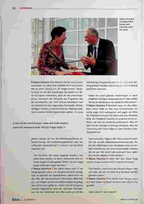 Vorschauseite 3: „Als Präsidentin habe ich eine moderierende, vielleicht sogar dienende Funktion.“
