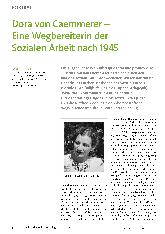 Vorschauseite 1: Dora von Caemmerer - Eine Wegbereiterin der Sozialen Arbeit nach 1945