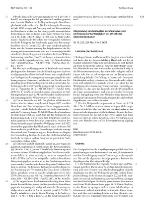 Vorschauseite 3: Neubestimmung des Aufgabenkreises bei Entscheidung über Unterbringung, Anforderungen an Sachverständigengutachten im Betreuungsund Unterbringungsverfahren