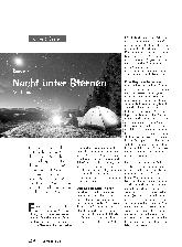 Vorschauseite 1: Rauszeiten: Nacht unter Sternen