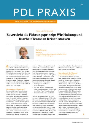 Vorschauseite 1: Zuversicht als Führungsprinzip: Wie Haltung und Klarheit Teams in Krisen stärken