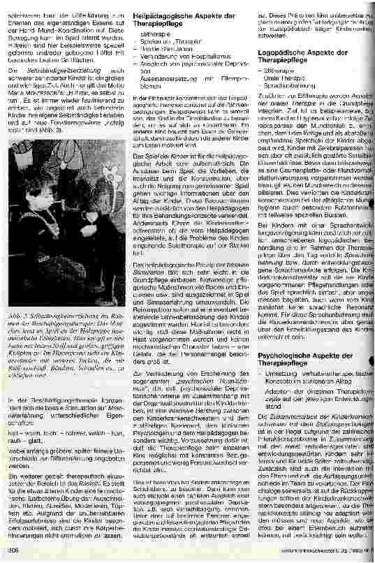 Vorschauseite 2: Stationäre sozialpädiatrische Therapiepflege behinderter Kinder durch Kinderkrankenschwestern - Möglichkeiten, Grenzen, .. .