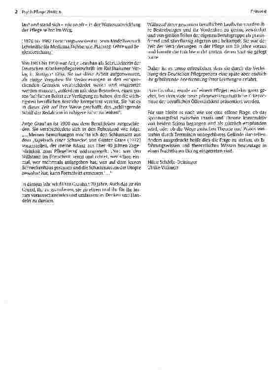 Vorschauseite 2: Antje Grauhan ist erste Preisträgerin des Deutschen Pflegepreises