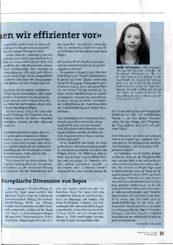 Vorschauseite 4: Für ein selbstbestimmtes Leben im Alter