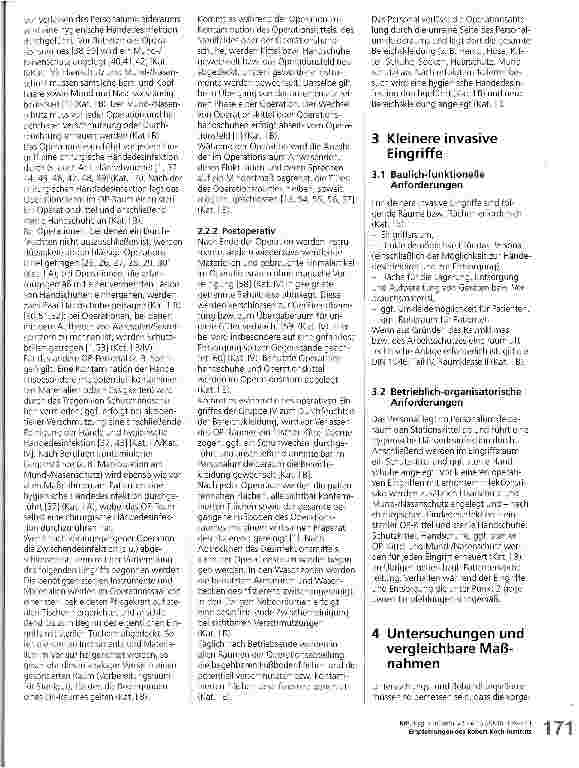 Vorschauseite 3: Anforderungen der Hygiene bei Operationen und anderen invasiven Eingriffen