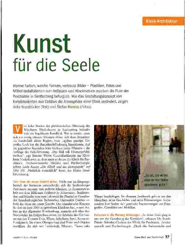 Vorschauseite 1: Kunst für die Seele