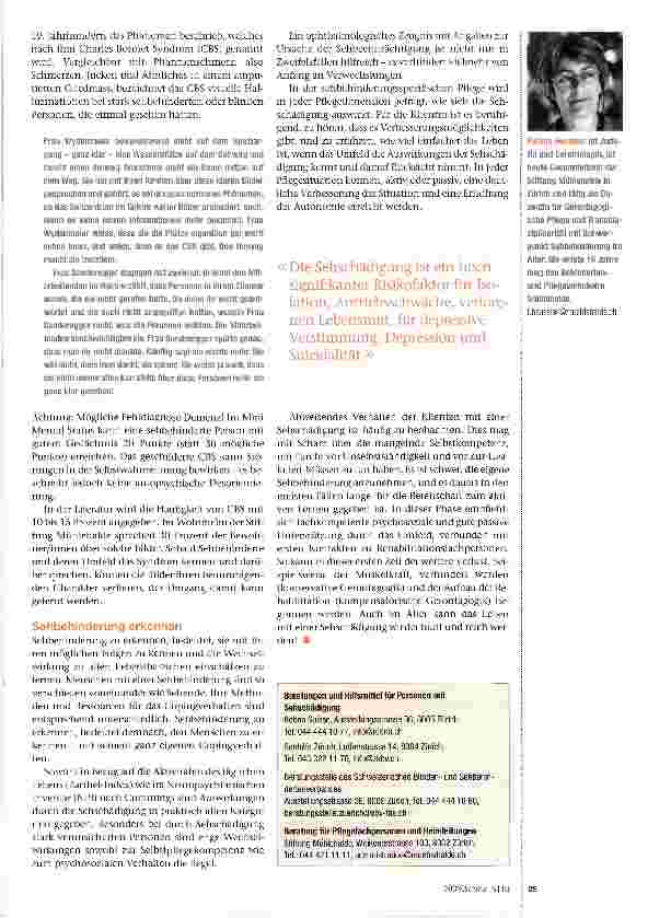 Vorschauseite 3: Sehschädigung im Alter